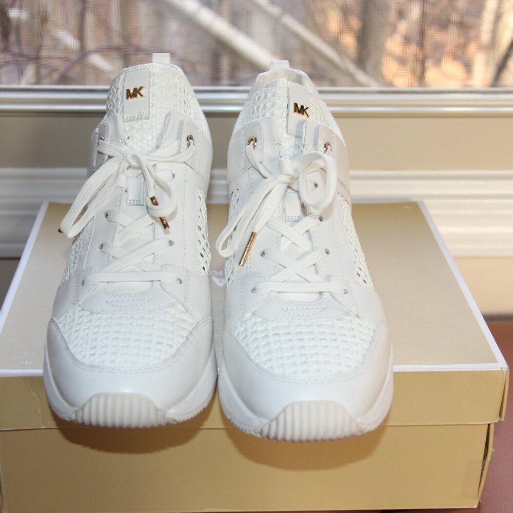Michael Kors Georgie Trainer Woven Sneaker; Size 11 - Picture 5 of 7